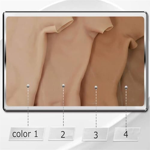 Faux muscles réalistes en silicone marron de taille S pour homme