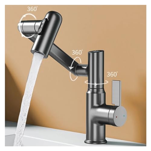 Robinet d'évier d'eau chaude et froide numérique pour routine moderne