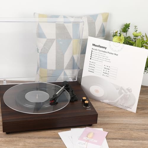 Musfunny Tapis en acrylique pour tourne-disque 30 cm – vue 6