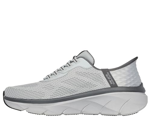 Image of Skechers Men's Slip-ins RF D'Lux Walker 2.0 Rezinate Grey Charcoal /Medium / 9