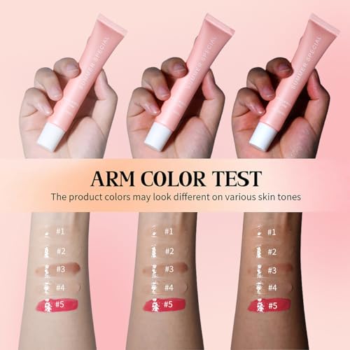MoJinYuPm 5 Pack Summer Special Lip Butter Hydration Lip Gloss with Shea Butter & Olive Oil Soothes Dry Lips and Lip Care Lip Balm with Natural Tint & Gloss Effect Lip Stain, Lip Repair for Women
