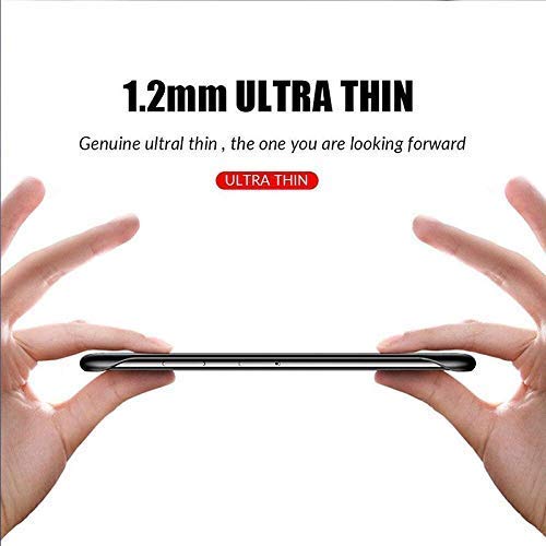 Image of REALCASE iPhone 6s Back Cover | Stylish Frameless Matte TPU Bumper | Full Protective Shockproof Case Back Cover for iPhone 6 / 6s (FR-Black)