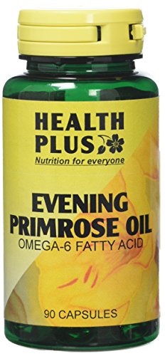 Health Plus Evening Primrose Oil 500mg Omega-6 Supplement - 90 Capsules