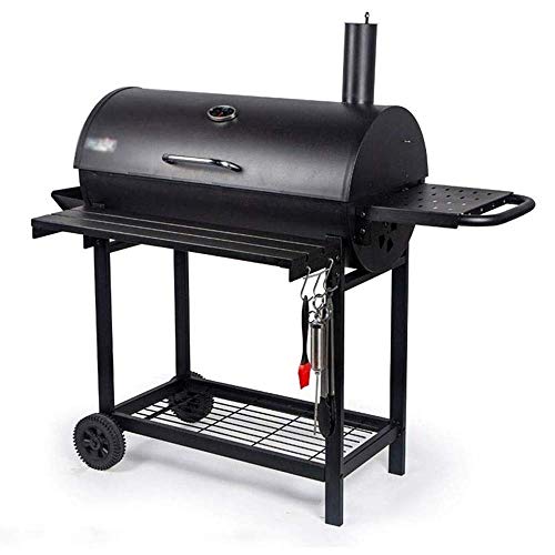 JHLXYXMY BBQ Grill Outdoor Barbecue Grill Portable Thick Stainless Steel Charcoal Grill, Outdoor Stretchable Dining Rack is Stable and Durable, 122 70cm