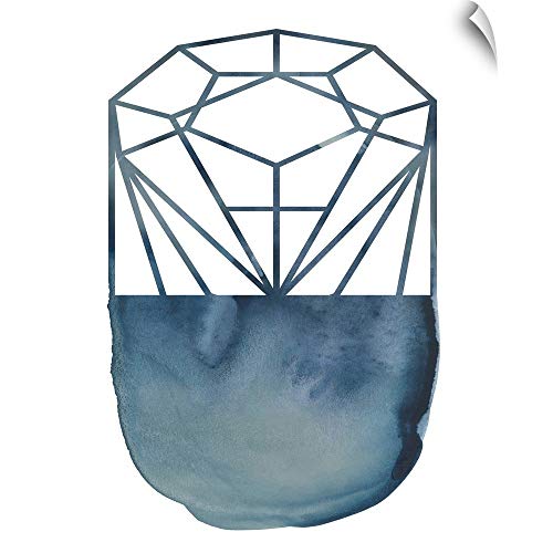 Cobalt Chrysalis I Wall Decal, Artwork