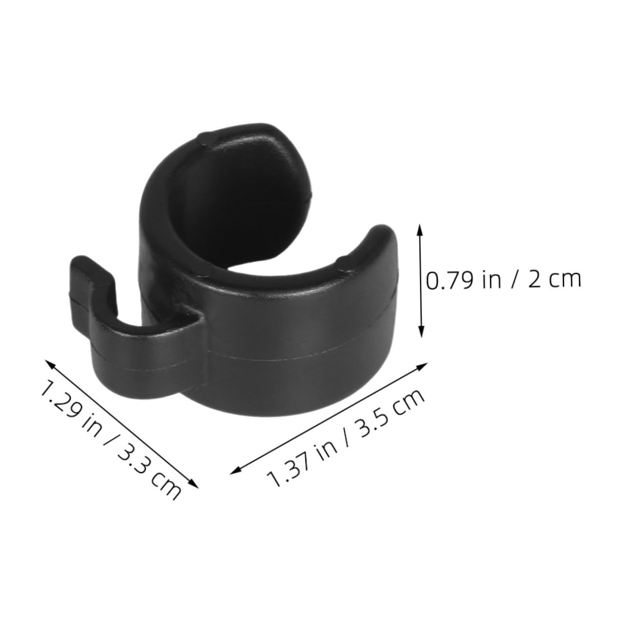 Toddmomy Microphone Clamp Kit 25 Pieces Flexible Mic Cable Fixing Holder for Mic Stand Universal Microphone Clip for Cable Organizer