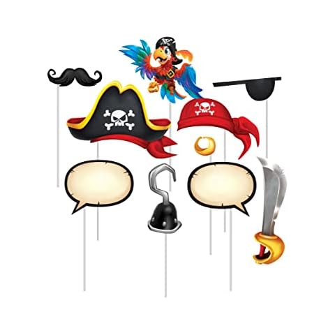 Creative Converting Treasure Island Pirate Photo Props Set Cover