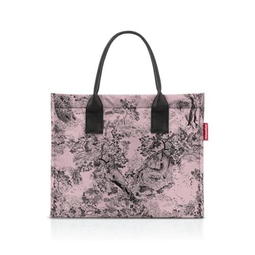 reisenthel daily shopper jacquard rose – Moderner, geradliniger Shopper für jeden Anlass - praktische Handtasche, groß genug für Ihre Einkäufe und Ihre Alltagsgegenstände