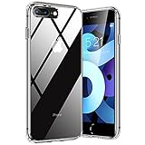 TORRAS Diamonds Clear iPhone 8 Plus/ 7 Plus case, [Anti-Yellowing] [Full Protection] Slim Fit Hard Plastic Back & Soft TPU Bumper Hybrid Shockproof Protective Cover Cases for iPhone 7 Plus/ 8 Plus