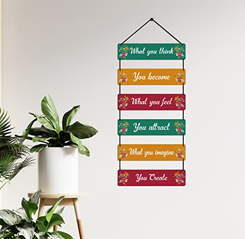Image of Expleasia, Exuberant & Luxury Decor Decorative Wall Hanging Wooden Art Decoration Item for Home Office Living Room Bedroom Decoration Items Motivational quotes decor Gift Items (What You Think)