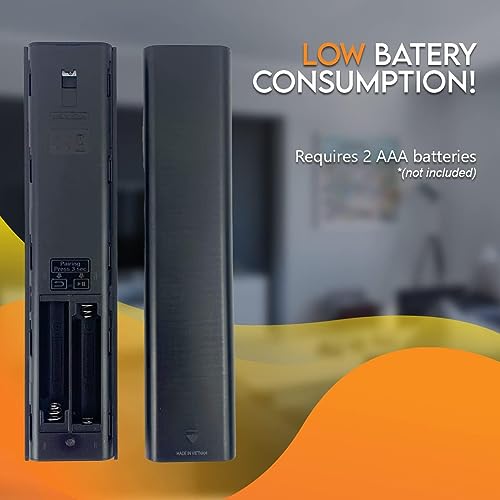 Image of Replacement Remote Control BN59-01358B for Smart LCD LED TV Includes Netflix, Prime Video and + 55RU7400, GU43AU7179, GU43AU7199, GU50AU7179, GU50AU7199, GU55AU7179, GU55AU7179U