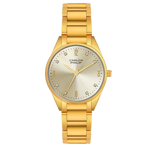 Carlos Philip Majesta Series Premium Luxury Analog Watch | Heritage-Inspired Design | Stainless Steel Build | Exclusive Dial Colors | Japanese Quartz Movement