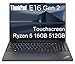 Lenovo ThinkPad E16 Gen 2 Business Laptop (16" FHD+ Touchscreen, AMD Ryzen 5 7535U (> Intel i7-1255U), 16GB DDR5 RAM, 512GB SSD) Fingerprint Reader, Webcam, Ethernet, Win 11 Pro w/ Copilot, Black