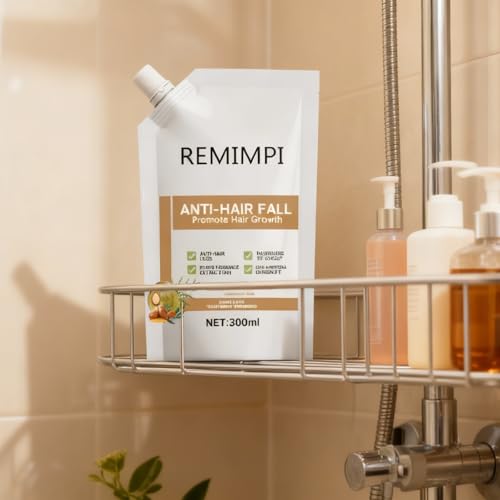 Image of Anti Hair Loss Shampoo,Remimpi Anti Hair Fall,Promote Hair Growth and Thickening & Strengthening Shampoo with Various Plant Extracts for All Hair Types (1PCS)