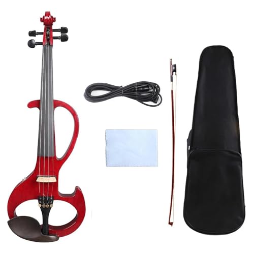 Violon électrique silencieux 3/4 fait main avec étui et archet pour la pratique