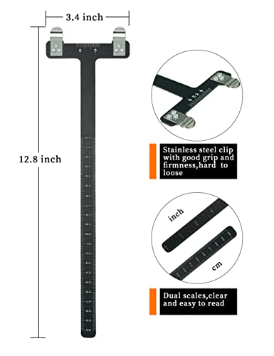 longbowmaker Archery Bow String Nock Points Pliers Set T Shape Bow Square Ruler Nocking Point Buckles Plier - Image 3