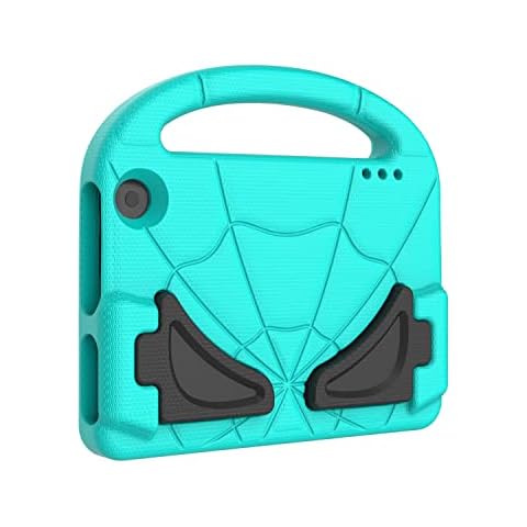 All-New Tablet Cover for Kids, Kricsertg Lightweight Shockproof Kids-Proof Case and Cover with Kick-Stand Case for Kids Tablet Model - Turquoise Cover