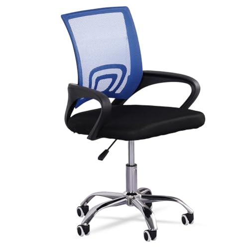 MUWO Director Büro Drehstuhl | ergonomisch & höhenverstellbar | atmungsaktives Mesh-Gewebe | stabile Metallfüße | optimaler Sitzkomfort für langes Arbeiten & Homeoffice (Navy) MUWO Director Büro Drehstuhl | ergonomisch & höhenverstellbar | atmungsaktives Mesh-Gewebe | stabile Metallfüße | optimaler Sitzkomfort für langes Arbeiten & Homeoffice (Navy)