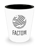 Official Factom Just Hodl It Cryptocurrency Bar Drinking 1.5oz Shot Glass Crypto Miner Blockchain Invest Trade Buy Sell Hold FCT