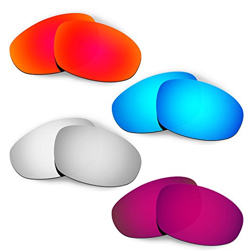 Lentes para Oakley Juliet para ciclismo y conducción cristales de recambio pack 4