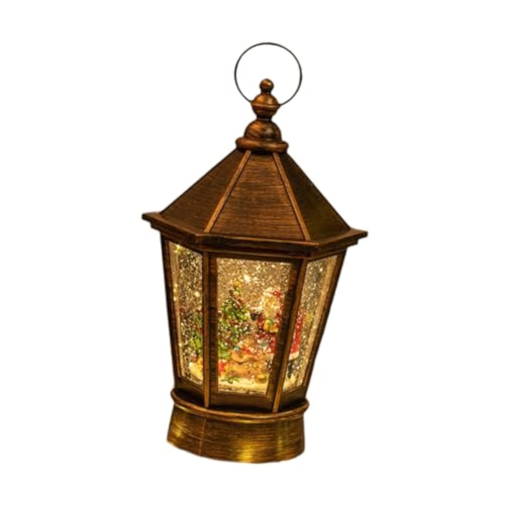 Christmas Hanging Lantern PVC Decoration for Shelf Party