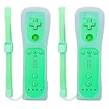 Wii Controller 2 Pack, Soanufa Wii Remote Controller Band Silicone Case and Wrist Strap, Compatible...