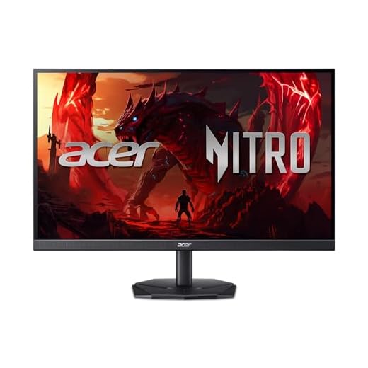 acer Nitro 27 Inch Full HD 1920 x 1080 ZeroFrame Design Gaming IPS Monitor | AMD FreeSync Premium | 200Hz Refresh | Up to 0.5ms | 1 x Display Port 1.2 and 2 x HDMI 2.0 Ports | KG271 X1biip
