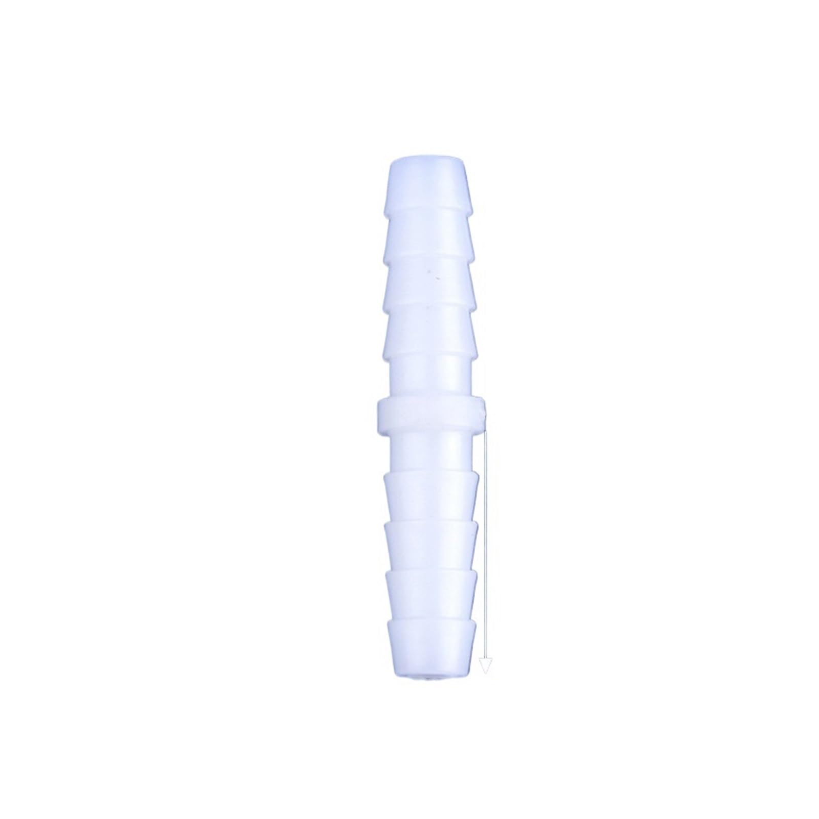 5~200 piezas de 4~14mm de plástico de igual diámetro conector directo acuario pecera bomba de aire manguera accesorios de tubería de agua(6-6mm PE,200 Pieces)