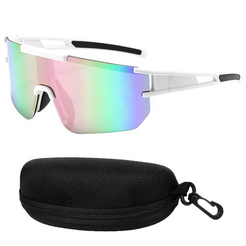DAJASD Schnelle Brille Damen, UV 400 Polarisiert Fahrradbrille Damen, Sport Sonnenbrille Rave, Fahrradbrille Winddicht Damen, Radfahrer Brille für MTB Radfahren Ski Angeln Laufen Rave DAJASD Schnelle Brille Damen, UV 400 Polarisiert Fahrradbrille Damen, Sport Sonnenbrille Rave, Fahrradbrille Winddicht Damen, Radfahrer Brille für MTB Radfahren Ski Angeln Laufen Rave