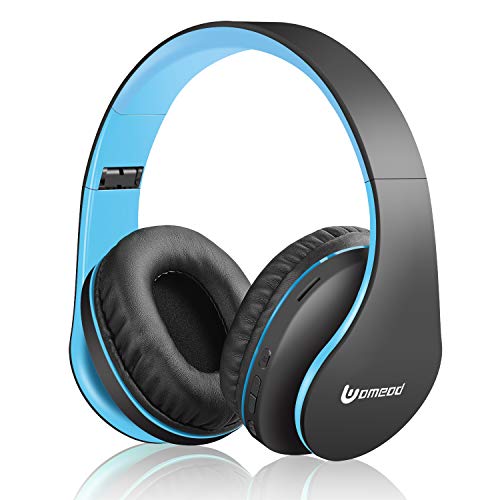 Bluetooth Headphones Wireless,Uomeod Over Ear Stereo Headset V5.0 with Microphone, Foldable & Lightweight