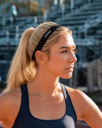 Image of Halo Headband Sweatband Slim, 1 inch Pullover Hairband, Holds Hair in Place and Channels Sweat from Your Face