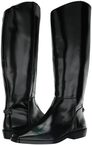 Sam Edelman Women's Cesar Equestrian Boot, Black Leather, 8.5 | Image 6