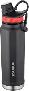 Stainless Steel Hydra SportSip - Vaccum Insulated Flask Water Bottle 710 ML Black
