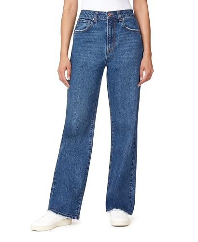 kensie Jeans for Women The Izzy High Rise Relaxed Straight 31-Inch Inseam, Sizes 0-12