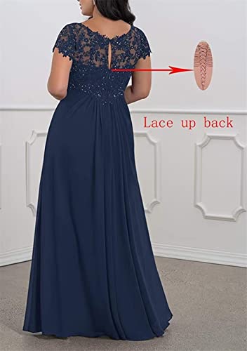 Cap Sleeve Mother Of The Groom Dresses For Spring Wedding Appliques Chiffon Aqua Blue Maxi Formal Gown Us16 #TOP1