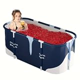 Vasca da bagno pieghevole per adulti, 140 cm, mobile gonfiabile, per casa e