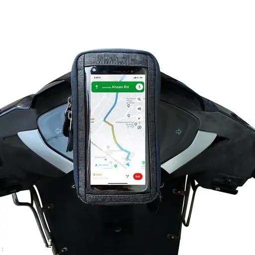 ZENTHICS Universal Mobile Holder for Activa All Scooters, Water Resistant Mobile Pouch/Holder/Stand/Mount Black 7 Inch (B0D7TNHR56) Amazon Price History, Amazon Price Tracker