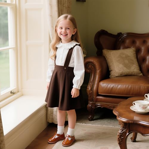 Image of Otter MOMO Toddler /Little Girls Mary Jane Slip-on School Uniform Party Dress Shoes