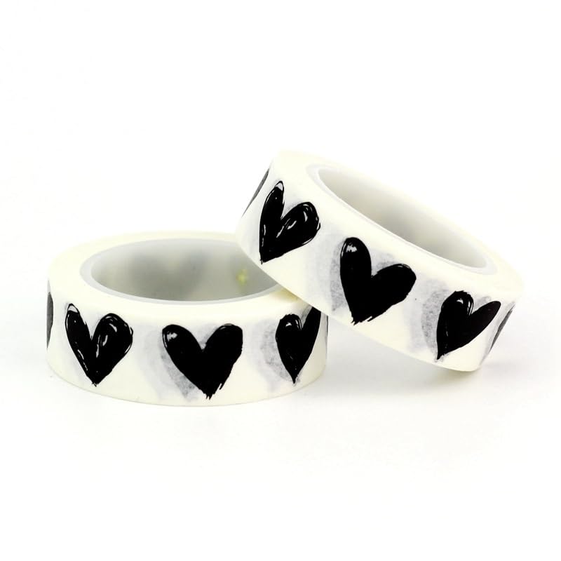 Heart Diamond Washi Tapes Paper DIY Masking Tape Adhesive Stickers Decor Stationery