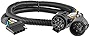 CURT 56584 Replacement Vehicle-Side Custom USCAR 5-Pin Trailer Wiring Harness , Black