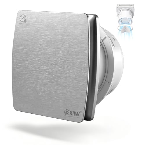XIIW 100mm Extracteur d'Air VMC Salle de Bain Hygroréglable et Minuterie