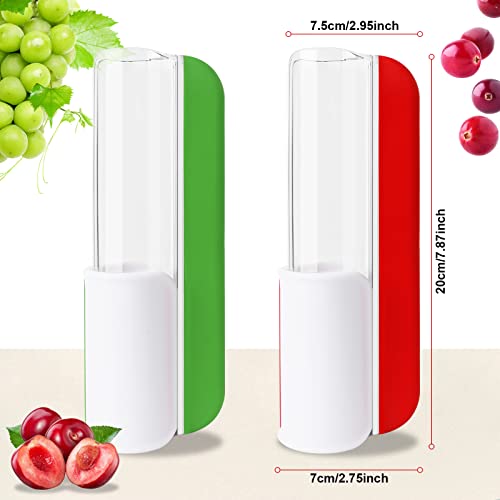2 Pcs Grape Cutter Slicer, Multi-Function Small Tomato Slicer Cherry Strawberry Cutter Knife Fruit Salad Making Tool Cake Decoration Accessories #TOP5