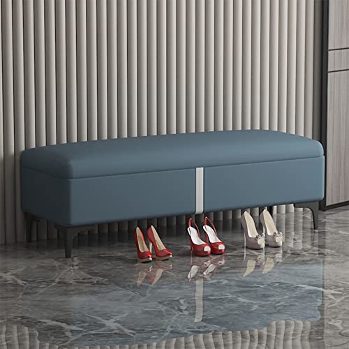 Ottoman banc de rangement pour organiser une entrée encombrée