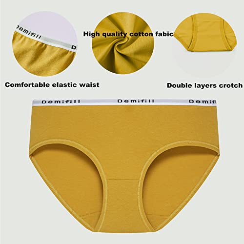 Demifill Teen Girls Underwear Cotton Briefs Panties for Teens Pack of 6 - Image 5