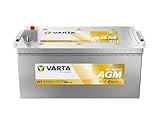 Batterie VARTA ProMotive AGM A1 12V 210Ah 1200A   710901120   Pour camions avec besoins énergétiques élevés
