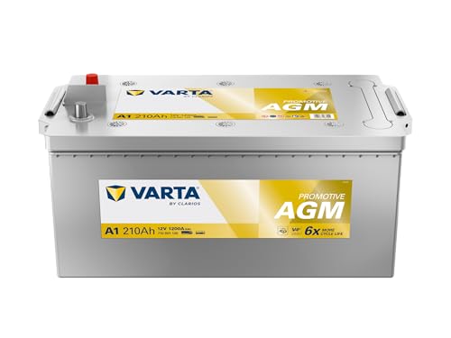 Batterie VARTA ProMotive AGM A1-12V 210Ah 1200A - 710901120 - Pour camions avec besoins énergétiques élevés