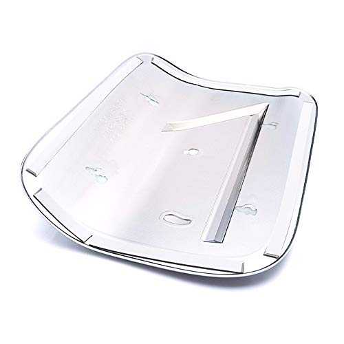 Yorten Tanque de combustível tampa da caixa de gás tampa tampa da porta guarnição cromada compatível