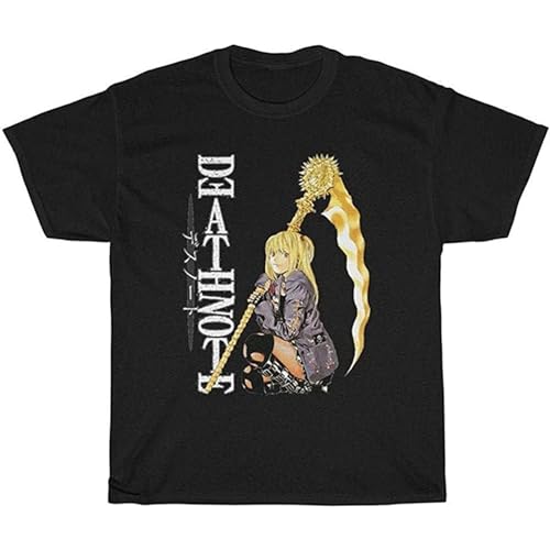 Zhan Zai Hot Misa Amane, Death Note Men T-Shirt T-Shirt Black XL