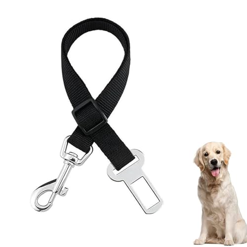 Cintura Sicurezza Cani Auto Regolabile,Set di sicurezza per auto per cani,Cintura di Sicurezza per Cani,Universalecintura Robusto Adatto per Auto Sicurezza