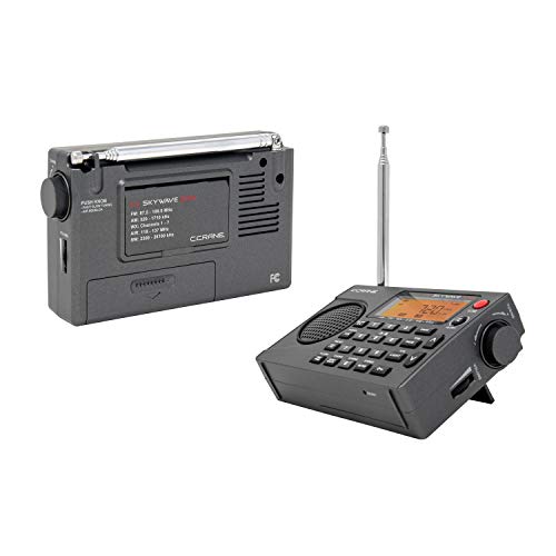 C. Crane CC Skywave SSB AM, FM, Shortwave, NOAA Weather + Alert, Scannable VHF Aviation Band and Single Side Bands Small Battery Operated Portable Travel Radio - Thumbnail 5